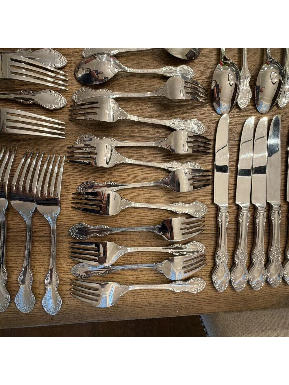 Reed & Barton Highgrove Stainless Flatware Set 73 Pc Service for 12 Serving